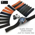 Rubber Watch Band Strap For Omega Seamaster Speedmaster 232 300 Aqua Terra Sport