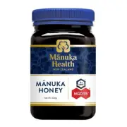 New Manuka Health Manuka Honey MGO 115+ 500g UMF 6+ Upgrade From MGO 100+
