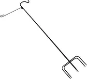 Shepherd Hook Garden Pole Stake Hanger Rust-Resistant Iron Ground Hook Yard Hanging 1pc