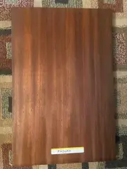 One Piece of African PADAUK Lumber Board Wood 16 3/4" X 10 15/16" X 3/4"