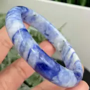 Blue Sodalite Bangle Gemstone Jewellery Crystal 60mm Diameter