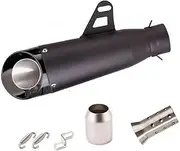 Tailpipe Muffler 51mm 60mm Universal Motorcycle For Honda YZF R6 R3 R25 MT07 MT09 Z400 Z900 Z650 MT03 exhaust tip(A2-51mm)