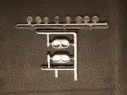AMT Kenworth W-925 HEADLIGHTS from 1:25 Model Kit