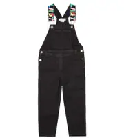 [Stella McCartney Kids] Stella McCartney Kids Logo cotton-blend overalls Y 6 multicoloured