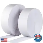 Nubarssy 2 Inch x33 Feet Adhesive Hook and Loop Tape, Nylon Heavy Duty Interl