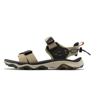 Merrell 涼鞋 Speed Fusion Strap 男鞋 卡其 綠 魔鬼氈 戶外 vibram ML004991