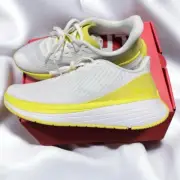 Ladies SIZE 5…….LANE EIGHT……Yellow & White “Relay Trainer” Sneakers. New
