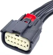 12Pin Molex Car Light Lamp Ignition Coil Socket Electronic Connector Wire Harness Compatible with F~rd Che~rlet Buick 33482-1201 33472-1201 (Color : 12P Female, Size : 1 Set)