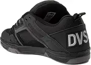 [DVS] Men's Comanche Low Top Sneaker Shoes Black/Charcoal 6