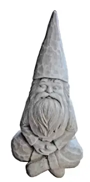 Latex gnome mold plaster cement casting concrete rubber elf mould 9"H x 5"W