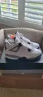 Air Jordan 4 Retro OG 2025 White Cement Sneakers Size 12