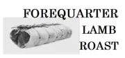 Lamb F/Quarter Roas, Label, Commercial, Food, B/W, Meat, Takeaway, Asian, Indian