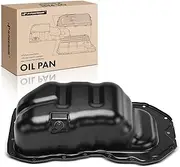 A-Premium Engine Oil Pan Sump with Drain Plug Compatible with Mazda 3 2012 2013, 2.0L, Replace # PE0710400A