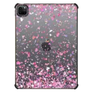 iPad Pro 11-inch (3rd/4th gen) iPad Impact Case Love Confetti Explosion Transparent