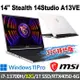 msi Stealth 14Studio A13VE-073TW(i7-13700H/32G/1T SSD/RTX4050-6G/-32G特仕版)