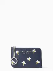 cameron daisy toss medium l-zip card holder