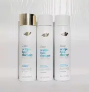3X Dove Scalp+ Hair Therapy Density Boost, 1 Shampoo 2 Conditioners 9.25 Fl Oz
