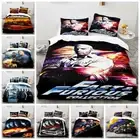 Fast & Furious Doona Quilt Duvet Cover Set Pillowcase Double Queen King Size Bed