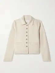 [Proenza Schouler White Label] Proenza Schouler White Label - Emilie Wool-blend Jacket - Neutral - US4 US 4 Neutrals