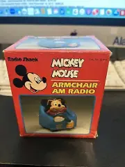 Mickey Mouse Armchair Radio In Box