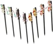 LALADEFIEE Formal Hair Accessories for Women 8pcs Vintage Hair Sticks Hairpin Chopsticks Set