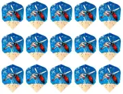 5 Sets Harrows Quadro Standard Dart Flights - Ships w/ Tracking - Drunk Mosquito