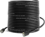 Pressure Washer Hose 3200 PSI 1/4 Inch Kink-Resistant Extension Hose High Pressure Hose Replacement Hose with M22 Internal Thread (15 m (50 ft)