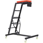 Top Automotive Creeper, Engine Creeper with Adjustable Height 45.7" to 66.3",181.44KGS Capacity High Creeper, 4 Swivel Caster Wheels, Heavy Duty Foldable Creeper for Auto Repair and