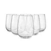 6 Positano Stemless Glasses
