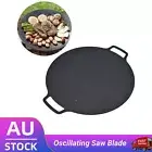 41cm Round KoreaCast Iron Griddle Plate, BBQ Pan Cooking Griddle Grill Stove AU