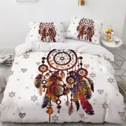 3D Feather Star 172 Bed Pillowcases Quilt King Single Size