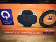 QRS50 Quantum Audio 3 way speaker 140 watts NEW