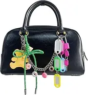 [QTMY] Keychain Bag Charms for Bogg Bag Accessories Purse Handbang Backpack,238, Pink