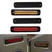 Fit For 2003-09 Hummer H2 2-Row Front&Rear LED Side Marker Fender Turn Signal Lights