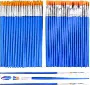 Small Paint Brushes Bulk 100 Pcs Paint Brushes Kids Acrylic Paint Brushes Set