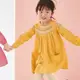 寶貝童裝歐美童裝女童純棉連身裙秋季童裙兒童長袖T恤裙寶寶黃色針織裙子洋裝