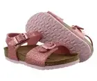 Birkenstock Rio Birko-Flor Narrow Girls Shoes Size 8, Color: Cosmic Sparkle Old