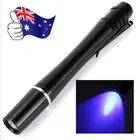 UV 395nm LED Flashlight Ultra Violet Blacklight Mini Pocket Torch Pen Lights