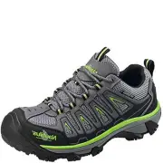 Nautilus Safety Footwear Men's Composite Toe Waterproof Work Shoe Grey/Green/Bla