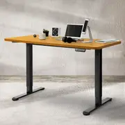 Levede Motorised Standing Desk Adjustable Sit Stand Cable Management 140X70cm