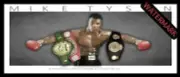 IRON MIKE TYSON WINGS - FRAMED BOXING HEAVYWEIGHT WORLD CHAMPION LITHOGRAPH