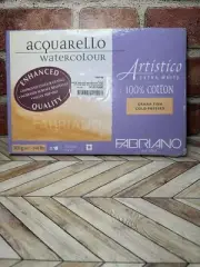 Fabriano Artistico 140 lb. Cold Press 20 Sheet Block 7" x 10’’ - Extra White new