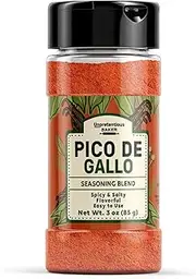 Unpretentious Pico de Gallo Seasoning, 3 oz, Spicy & Salty, Easy to Add, Seasoning Blend
