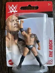 WWE The Rock Dwayne Johnson Micro Collection Action Mini Figure Wrestling Doll