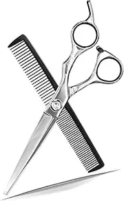 NAILGILRS Hair Cutting Scissors Shears - 6.7Inch Stainless Steel Barber Hairdressing Scissor with Fine Adjustment ScrewScissor, Professional Salon Barber Haircut Scissors for Man Woman Adults Kids