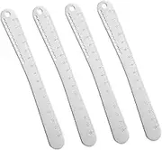 ULTECHNOVO 4pcs Dumpling Cheese Spatula Set Long Handle Spoons for Jam Butter Kitchen Spreader Efficient Filling Spoon