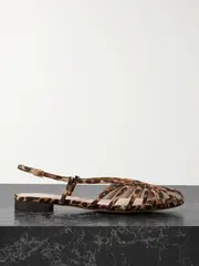 [Loeffler Randall] Loeffler Randall - Devon Leopard-print Sandals - Leopard print - US6.5 US 6.5 Animal print