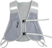 [Generic] Hydration Vest, Jogging Water Bladder Daypack, Breathable Hydration Vest for Running Mountaineering Biking Fitness Outdoor Activities Sports Travel Camping Hunting
