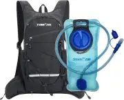 Hydration Backpack with 2L Water Bladder, Lightweight Nylon Hydration Pack