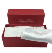 New Roger Vivier Paris Shoe Box w/Tissue & Satin Dust Bag Gift Storage